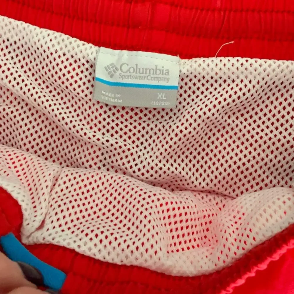 Columbia Red Swim‎ trunks size XL 18-20
